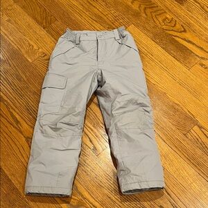 Vertical 9 kids grey snow pants size 7/8